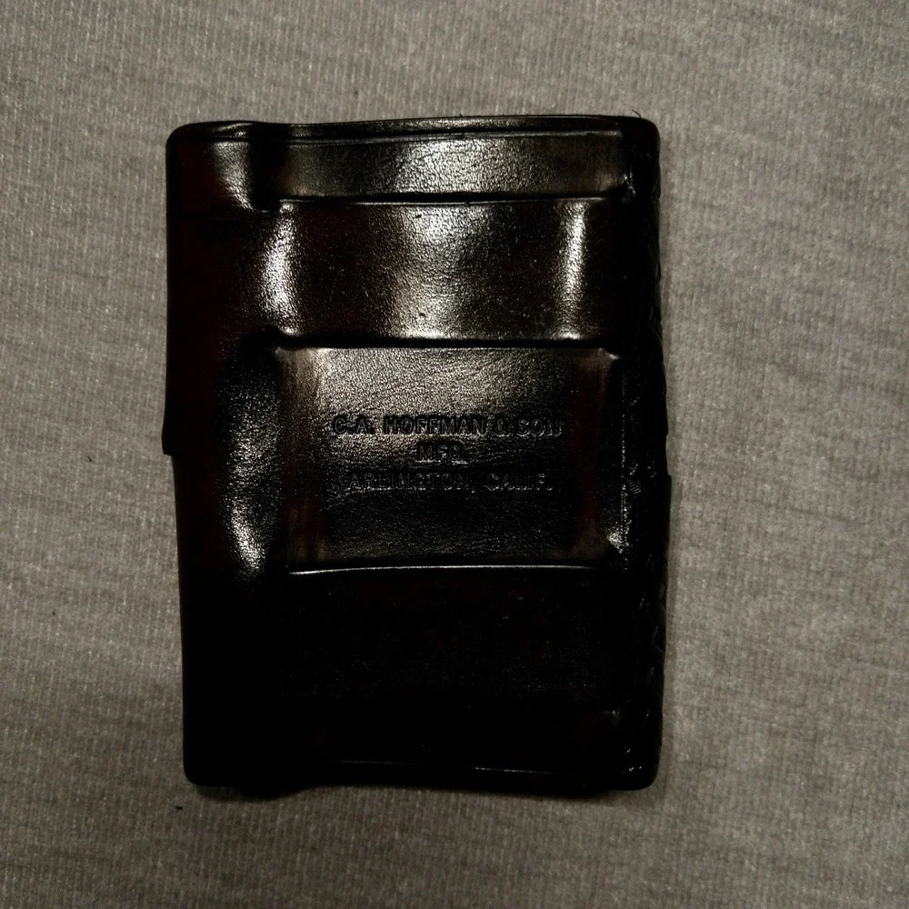 Vintage Leather C.A. Hoffman & Son Basketweave Duty Belt Add On‎